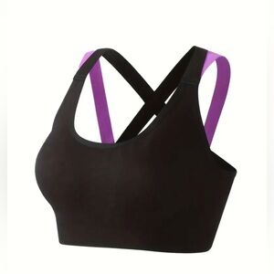 Colorblock Running Workout Bra
